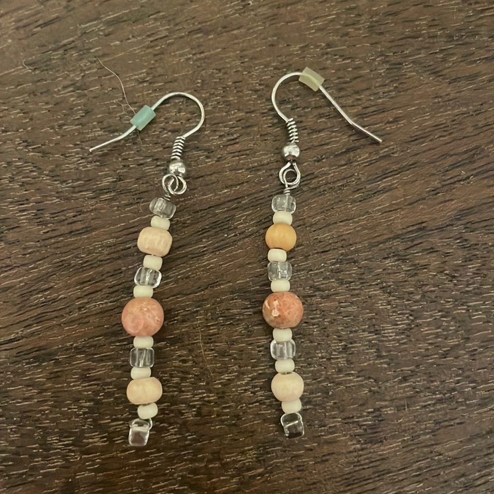 Handmade beaded earrings